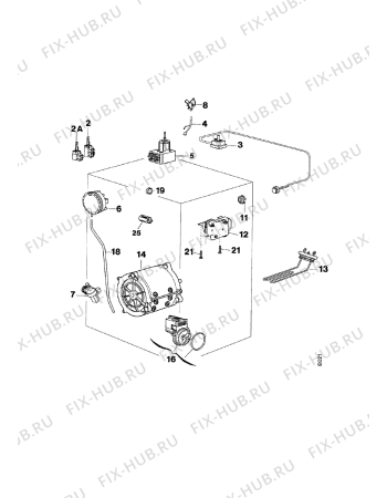 Взрыв-схема стиральной машины Quelle 135SC,6704 - Схема узла Electrical equipment